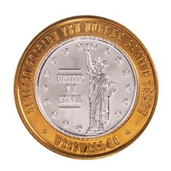 .999 Silver Westward Ho Casino Las Vegas $10 Casino Limited Edition Gaming Token