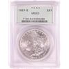 Image 1 : 1881-S $1 Morgan Silver Dollar Coin PCGS MS63 Old Green Holder