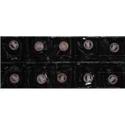 Lot of (10) Disney Mickey & Minnie Mouse 1/20 oz. .999 Fine Silver Coin Rounds