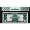 Image 2 : 1899 $2 Mini-Porthole Silver Certificate Note Fr.258 PCGS Gem New 66PPQ