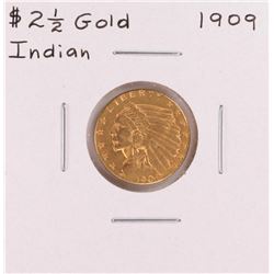 1909 $2 1/2 Indian Head Quarter Eagle Gold Coin