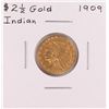 Image 1 : 1909 $2 1/2 Indian Head Quarter Eagle Gold Coin