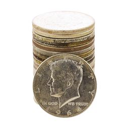 Roll of (20) Brilliant Uncirculated 1964-D Kennedy Half Dollar Coins
