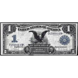 1899 $1 Black Eagle Silver Certificate Note