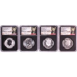 2014 50th Anniversary Kennedy Half Dollar (4) Coin Set NGC PF70/SP70