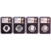 Image 1 : 2014 50th Anniversary Kennedy Half Dollar (4) Coin Set NGC PF70/SP70