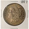 Image 1 : 1887 $1 Morgan Silver Dollar Coin Nice Toning