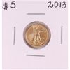 Image 1 : 2013 $5 American Gold Eagle Coin