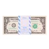 Image 1 : Pack of (100) Consecutive 2013 $1 Federal Reserve STAR Notes Cleveland