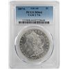 Image 1 : 1887/6 Top 100 $1 Morgan Silver Dollar Coin PCGS MS64 VAM 2 7/6