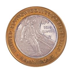 .999 Silver Sam's Town Robinsonville, MI $10 Casino Limited Edition Gaming Token