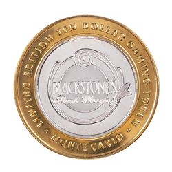 .999 Silver Monte Carlo Las Vegas, Nevada $10 Casino Limited Edition Gaming Token