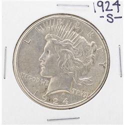 1924-S $1 Peace Silver Dollar Coin