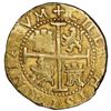 Image 2 : Lima, Peru, cob 8 escudos, 1697H, variety without dots in PVA, very rare, NGC AU 50.