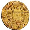 Image 1 : Lima, Peru, cob 4 escudos, 1702H, extremely rare, NGC AU 55, finest known.