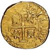 Image 2 : Lima, Peru, cob 2 escudos, 1707H, ISPANIA (no H), very rare, NGC AU 55, finest known in NGC census, 