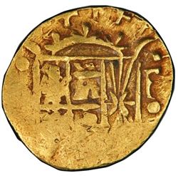 Bogota, Colombia, cob 1 escudo, Ferdinand VI, assayer S to left, mintmark F(S) to right, PCGS XF45.
