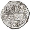 Image 2 : Potosi, Bolivia, cob 8 reales, Philip III, assayer R (curved leg), Grade 2, ex-Sebring, ex-Jones (Pl