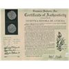 Image 3 : Potosi, Bolivia, cob 8 reales, Philip III, assayer not visible, no Grade on certificate (Grade-1 qua