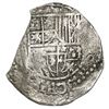 Image 1 : Potosi, Bolivia, cob 8 reales, Philip III, assayer not visible, Grade 2, ex-Hebert.