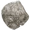 Image 2 : Potosi, Bolivia, cob 8 reales, Philip III, assayer not visible, Grade 3.