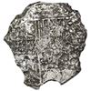 Image 1 : Potosi, Bolivia, cob 8 reales, Philip III, assayer not visible, Grade 4.