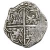 Image 2 : Potosi, Bolivia, cob 4 reales, Philip III, assayer not visible, Grade 1.
