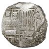 Image 1 : Potosi, Bolivia, cob 4 reales, Philip III, assayer not visible, Grade 3.