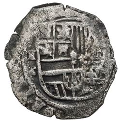 Mexico City, Mexico, cob 2 reales, Philip III, assayer F below II to left, (oM-oD) to right, very ra
