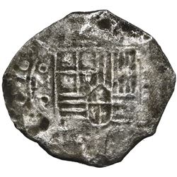 Mexico City, Mexico, cob 8 reales, Philip IV, assayer P.