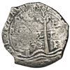 Image 2 : Potosi, Bolivia, cob 8 reales, 1673E.