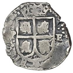Potosi, Bolivia, cob 1 real, (1652E) Transitional, McLean Type I, rare.