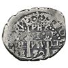 Image 2 : Potosi, Bolivia, cob 1 real, 1652E, post-Transitional (McLean Type VII), 1-PH-6 at top.