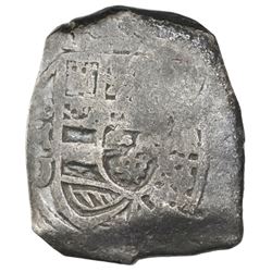 Mexico City, Mexico, cob 8 reales, Philip V, assayer J, ex-Real Eight, with stock certificate.