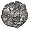 Image 3 : Denomination set of four Potosi, Bolivia, cob 8, 4, 2 and 1 reales (1698F, 1702Y, 1688VR and 1690VR
