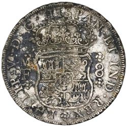 Mexico City, Mexico, pillar 8 reales, Philip V, 1734MF.