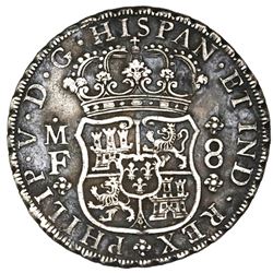 Mexico City, Mexico, pillar 8 reales, Philip V, 1734MF.