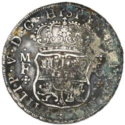 Mexico City, Mexico, pillar 8 reales, Philip V, 1736MF.