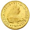 Image 1 : Santiago, Chile, gold bust 4 escudos, Ferdinand VI, 1749J.