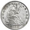 Image 1 : USA (New Orleans mint), Seated Liberty half dollar, 1858-O, NGC SS Republic / Shipwreck Effect.