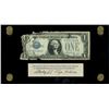 Image 1 : USA, silver certificate, $1, series 1928B, serial I77574360B, Woods-Mills, very rare, ex-Malone.