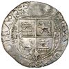 Image 2 : Mexico City, Mexico, 1 real, Charles-Joanna, "Early Series," assayer G at bottom between pillars, ra