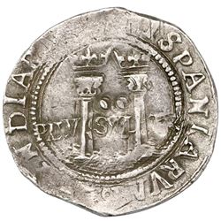 Mexico City, Mexico, 2 reales, Charles-Joanna, "Late Series," assayer O to right, mintmark oM to lef