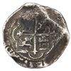 Image 2 : Mexico City, Mexico, cob 8 reales, Philip II, assayer F, mintmark as small figure-8 above M and same