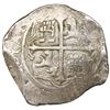 Image 2 : Mexico City, Mexico, cob 8 reales, Philip III, assayer not visible (F), fleur ornaments in legends.