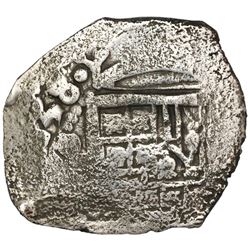 Mexico City, Mexico, cob 4 reales, (1)638/7(P), very rare, ex-Concepcion (1641), ex-Rudman.