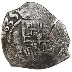 Mexico City, Mexico, cob 2 reales, 1635P, rare, ex-Concepcion (1641), ex-Rudman.