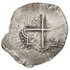 Image 2 : Lima, Peru, cob 2 reales, "Star of Lima" type, 1659V, * over LIMA over 1659 in center, dot-V-dot to 