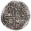 Image 2 : Potosi, Bolivia, cob 8 reales, Philip IV, assayer T (ca. 1622), quadrants of cross transposed.
