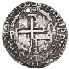 Image 2 : Potosi, Bolivia, cob 8 reales Royal (galano), 1715Y, NGC VF details / holed.